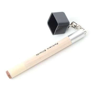 

2 in 1 Pocket Chalk Holder Prep Stick Billiard Snooker Pool Cue Tip Pricker Tool