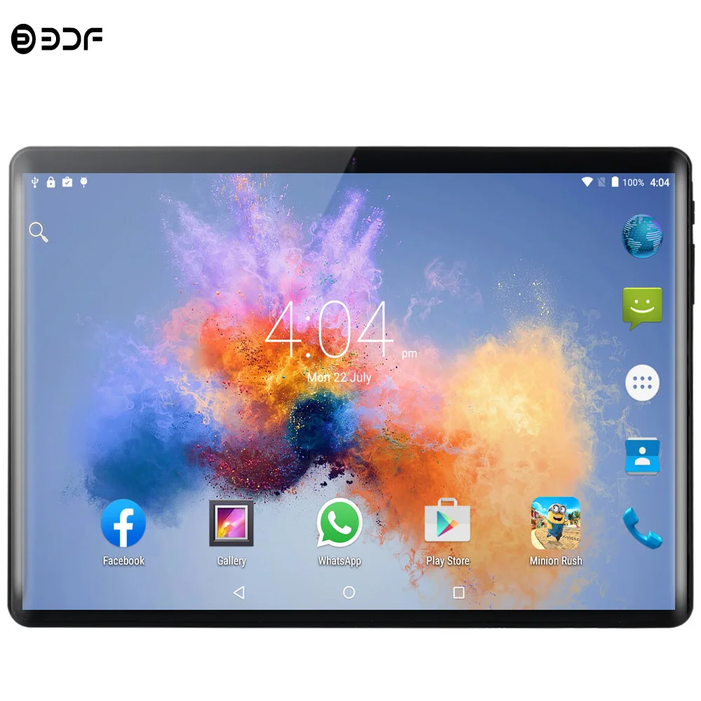  2019 New Tablet Pc 10.1 inch Android 9.0 Tablets 8GB+128GB Ten Core 3g 4g LTE Phone Call IPS pc Tab