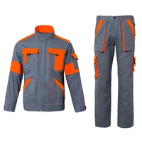 Uniforme de travail pour hommes, veste et pantalon trempés, vêtements de degré, vêtements de travail pour mécanicien, 100% coton 1