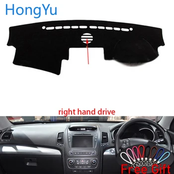 

Car Dashboard Cover Dash Mat Board Pad Carpet Dashmat Interior Mats fo kia sorento 2013 2014 Right Hand Drive Accessories