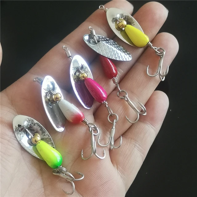 5pcs/Lot Spoon Spinner Bait 2.5g/4.5g Metal Bait Artificial