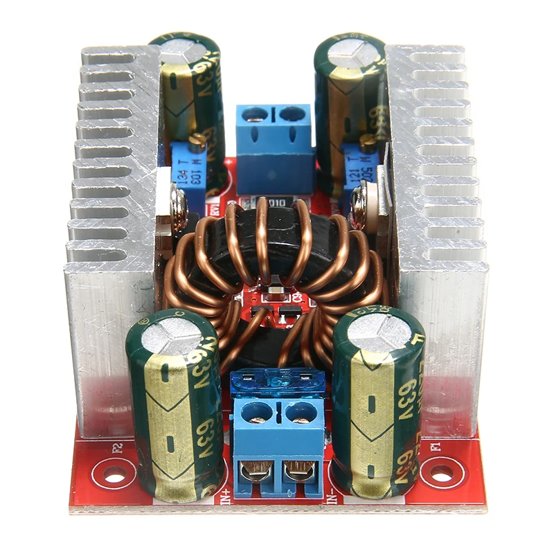 Удлинительный модуль постоянного тока питания светодиодный драйвер 8,5-50 В до 10-60 в зарядное устройство постоянного тока 400 Вт 15а повышающий преобразователь