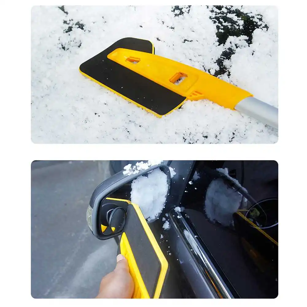 Автомобильная лопата EVA для снега, многофункциональная лопата для снега, длинный стержень, инструмент для разрезания льда, щетка для удаления снега для зимних автомобильных аксессуаров