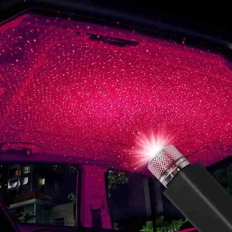 

1Pcs Ambient Lights Car Roof Lights Romantic USB Night Light Atmosphere Lamp Home Ceiling Decoration Light