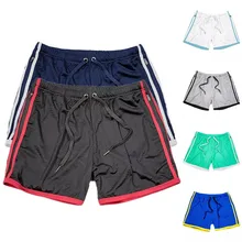 New Mens Slim Brand Shorts Mesh quick-dryingFitness Bodybuilding Fashion Casual Gyms Jogger Workout Beach Short pants Sportswear