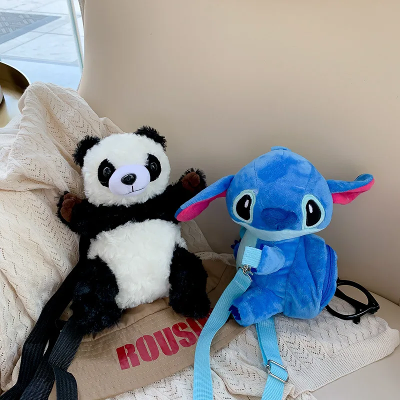 

WOMEN'S Bag New Style qin zi bao Autumn Tide Plush Cute Panda Fashion Chain Shoulder GIRL'S Shoulder Bag