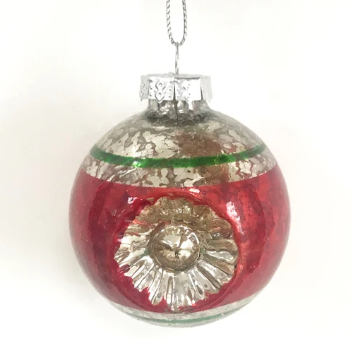 Украшения для рождественской елки, креативные стеклянные украшения, подарок на окно, импортные товары, экспорт, 7,5 см, античный шар - Цвет: 2