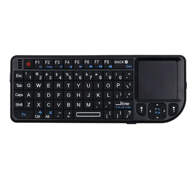 A8 2 4G Mini Wireless Keyboard with Handheld Touchpad for PC Smart TV Projector D08B 1