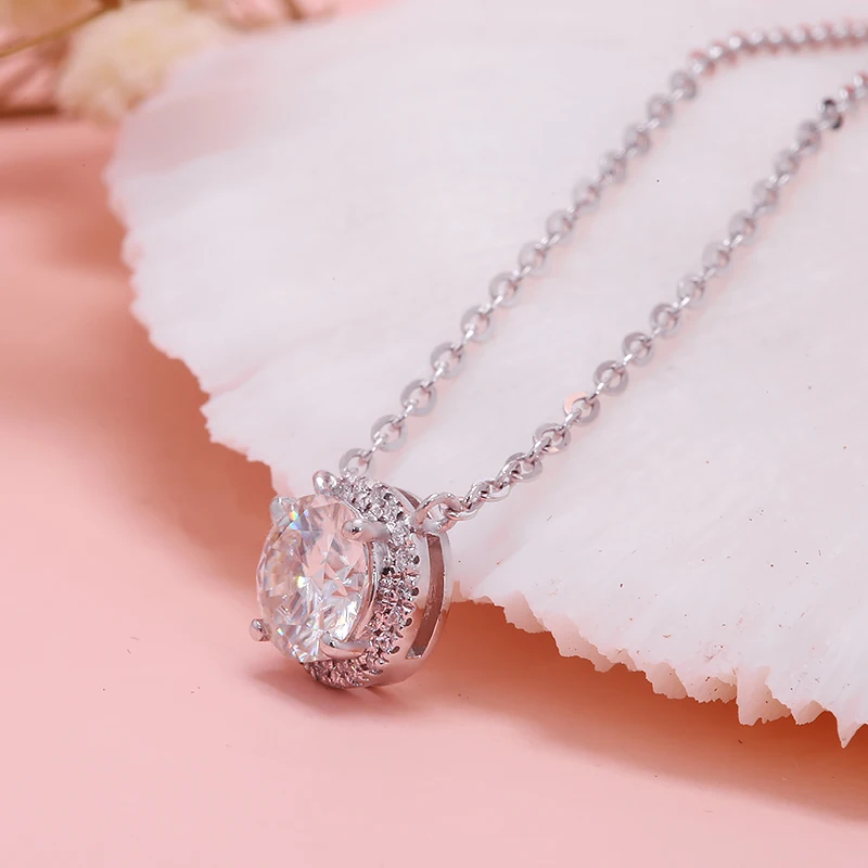 Pendientes Diamantes Oro Blanco Orla Redondo - Joyería D. Rincón