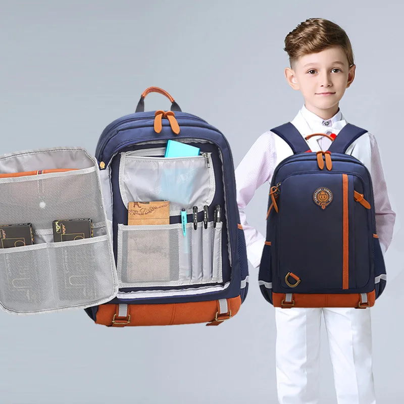 

School Bag Men's Young STUDENT'S Junior High School Girl'S School Bag Women's Korean-style Third Grade INS Wind Backpack Large-V