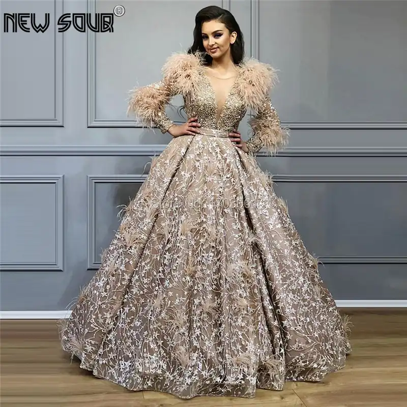 Couture Lange Celebrity Jurk 2020 Nieuwe Vintage Avondjurken Saudi Arabië Ceremony Jurken Kaftans Vestidos Festa|Evening Dresses| - AliExpress