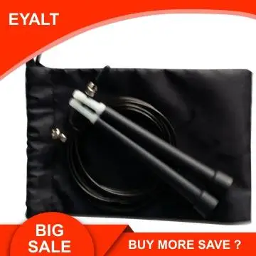 9pcs Colour Outdoor Sports Specialty Black Plastic Steel Wire Rope Skipping Adjustable Bearing Speed Skipping. |