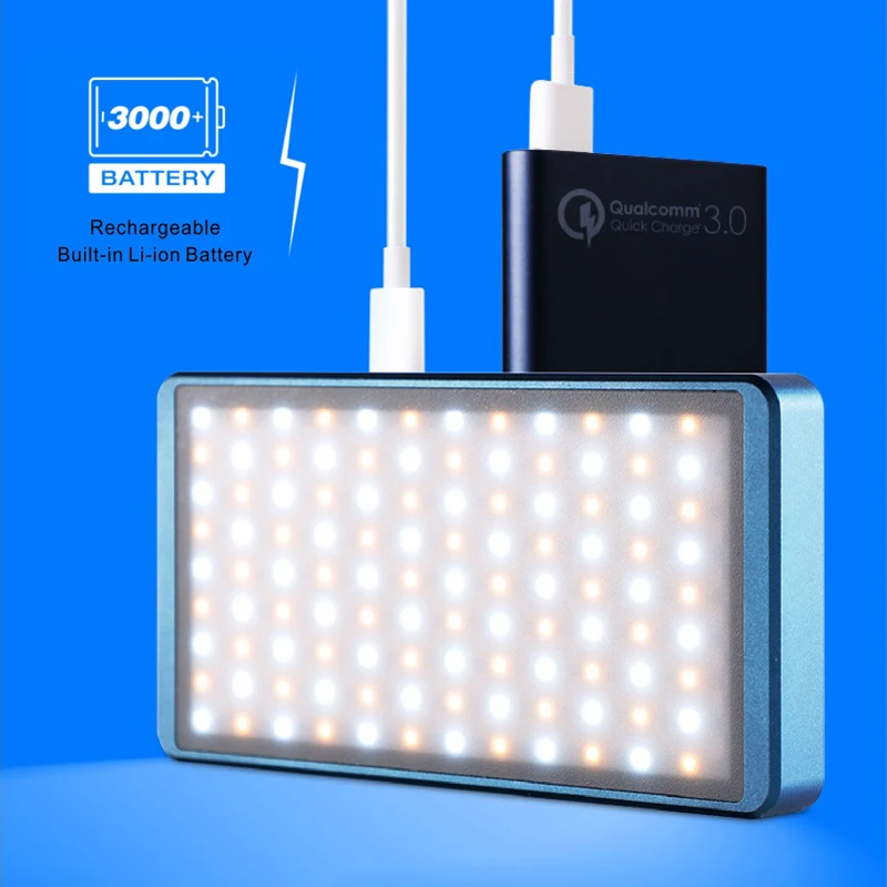 FalconEyes 12 Вт RGB светодиодный свет 2500 K-9000 K Портативный мини карманный на камеру свет Магнитный заполняющий свет для видео vlog фотографии