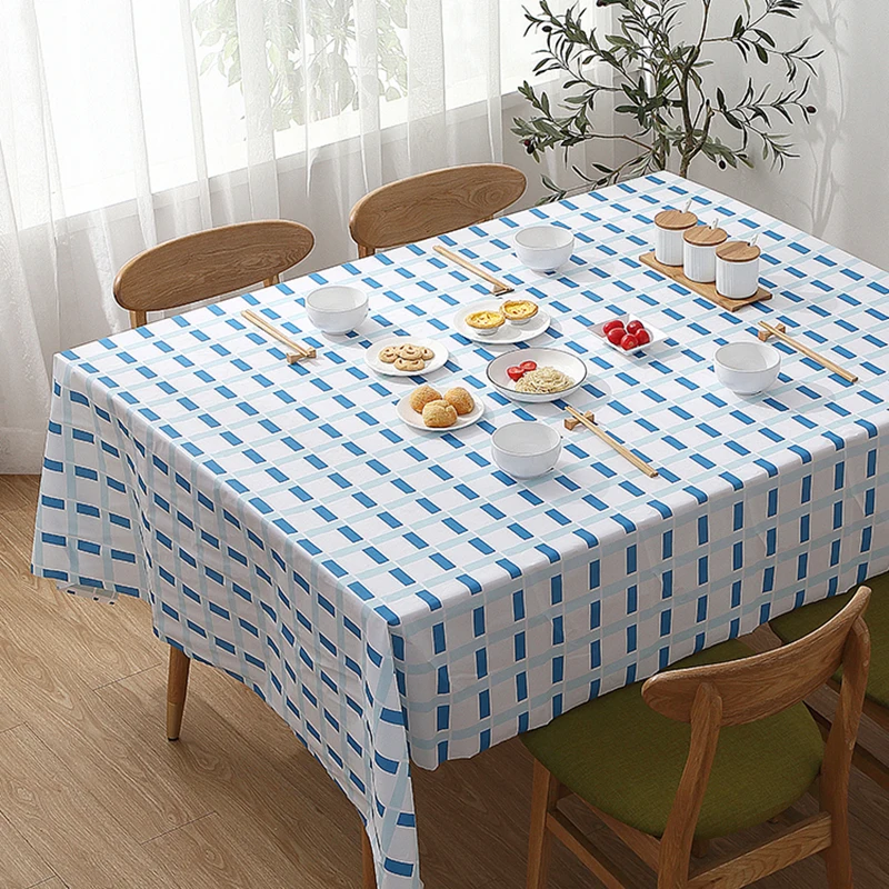

Tablecloth Birthday Party Table Cover Rectangle Desk Cloth Wipe Cover Waterproof Table Cloth Kitchen Protection Table Home Decor
