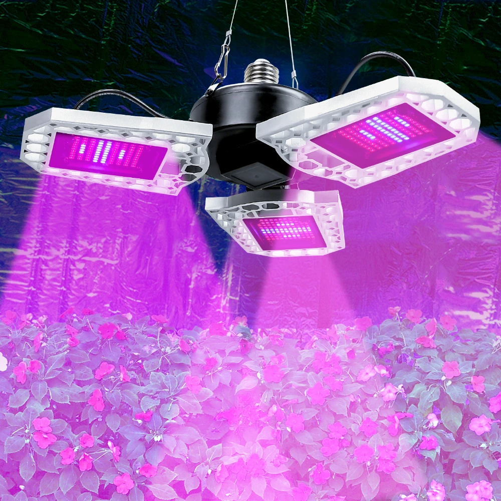 High Power LED Grow Light Full Spectrum E27 LED waterproof Indoor Phyto Lamp Full Range Growing Lights For Seedlings Flowers
