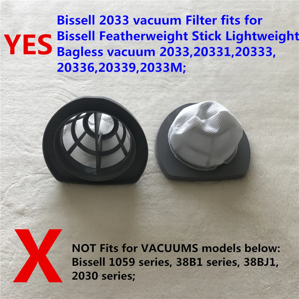Details about   4pcs Replacement Filter Set For Bissell Vac 2033 Series #1611508 Assembly Parts 