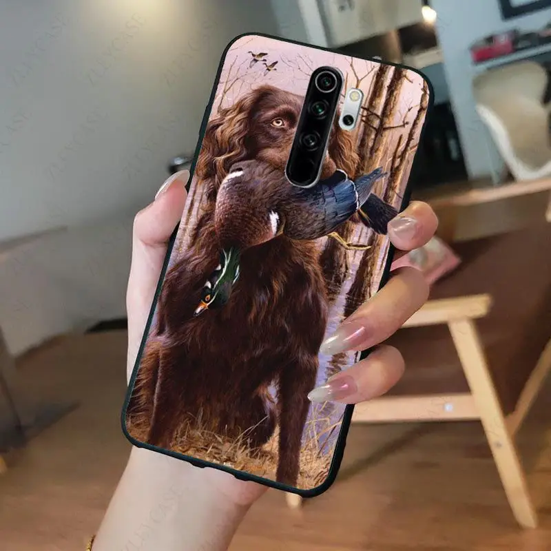 Hunting Dog Black Soft Shell Phone Cover for redmi note8pro note7 note5 note6pro 7A 8A 8 note9s Note 8t note9pro Coque Shell 