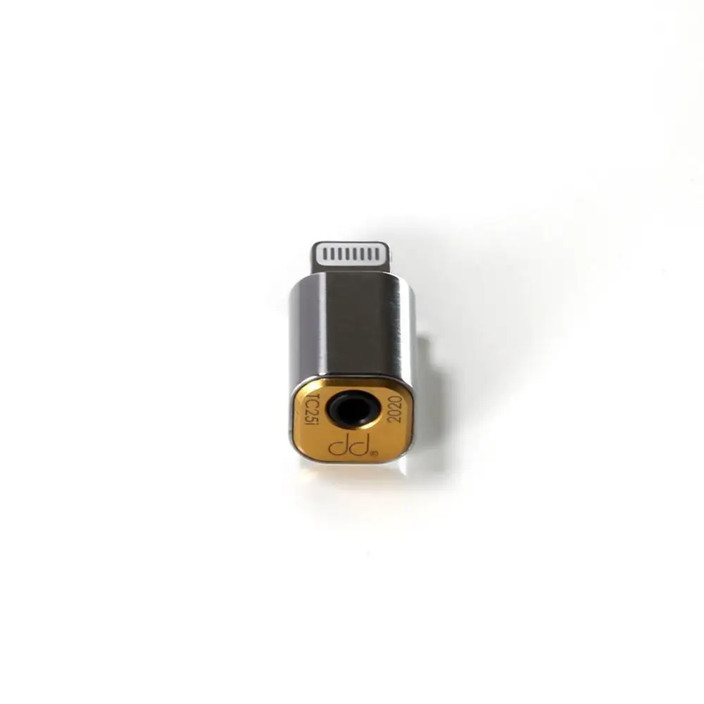 DD ddHiFi TC25i LTG Lightning to 2 5mm Jack Headphone Adapter Enables iOS to Output with 2 5mm Terminated Earphones Headphones