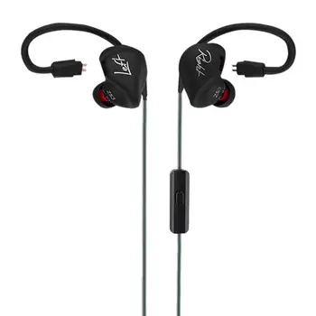 

Universal Kz-ZS3 The Most Comfortable Ergonomic Design HIFI Two Styles Black Noise Cancelling Earphone