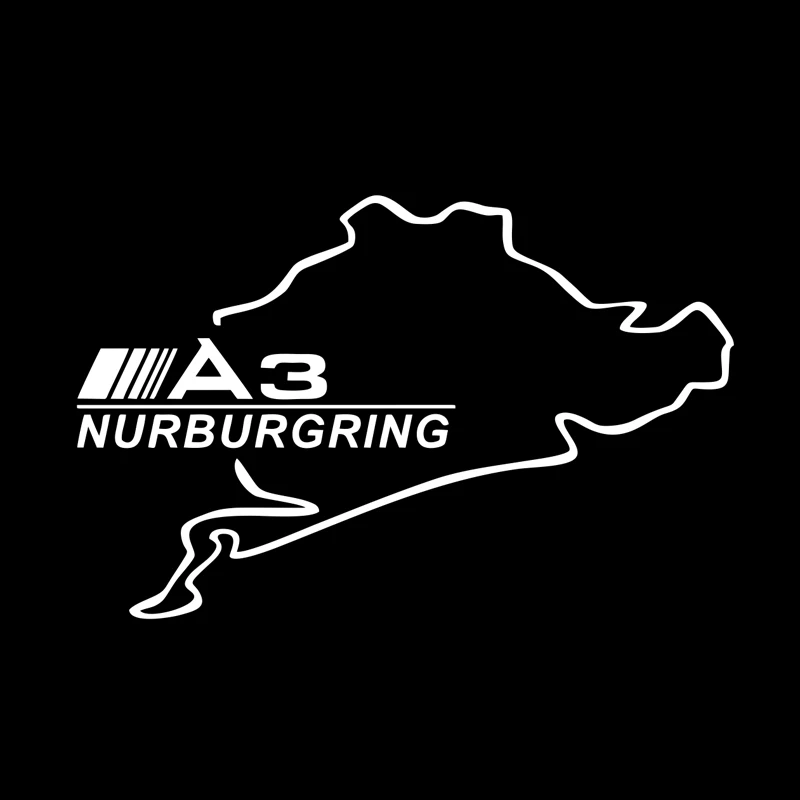 Автомобильные гоночные Nurburgring наклейки для Audi A3 8P 8V 8L Авто колпачок tivating топливный бак крышка авто украшение виниловые наклейки аксессуары для автомобиля