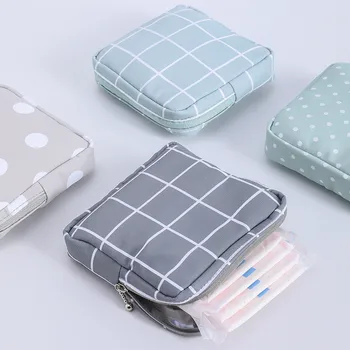 

Women Girl Sanitary Pad Pouch Napkin Towel Storage Bag Credit Card Holder Coin Purse Cosmetics Headphone Case Sanitary Pouch