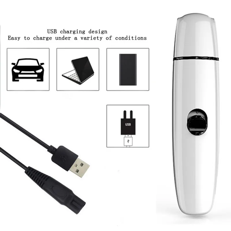 Dog Nail Grinder Rechargeable Pet Nail Clippers Painless Quiet USB Charging Electric Cat Paws Nail Grooming Trimmer File Tool