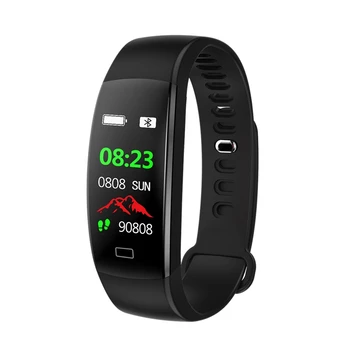 

Smart Fitness Bracelet Men Color Sn Smart Band Blood Pressure Heart Rate Monitor Wristband for Android IOS (Black)