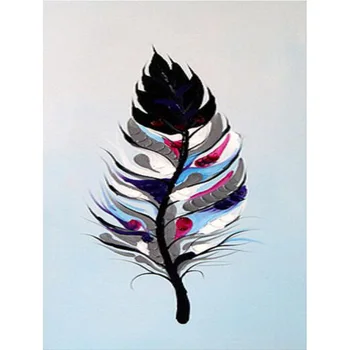 

Cross Border Fat DIY Digital Oil Painting Wholesale Triple pin hua 40 50 Amazon Wish Pigment Factory Direct