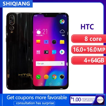 

SHIQIANG HTC VR Mobilephones 6.2Inch 4000mAh 4GB+64GB Smartphones Global Version Lte Cellphone Octa Core 16+16MP Cellular Phones