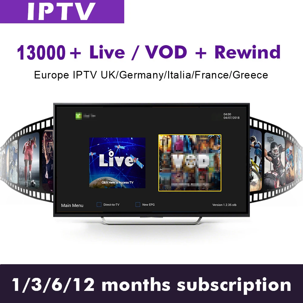 

Best IPTV Arabic French Spain USA Sports Adult 18+ Movies 8000+ Live 10000+ VOD Android APK MG Smart TV Subscription IPTV M3U xx