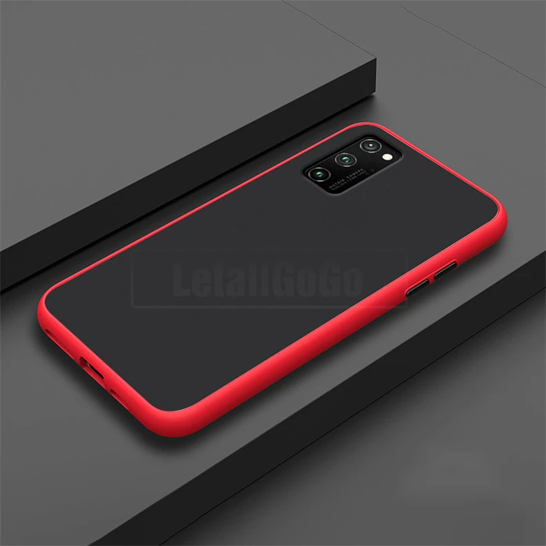Матовый сенсорный чехол для телефона huawei Honor V30 Pro, чехол, силиконовая задняя крышка для Honor 20 V20 V30 Pro, противоударный чехол