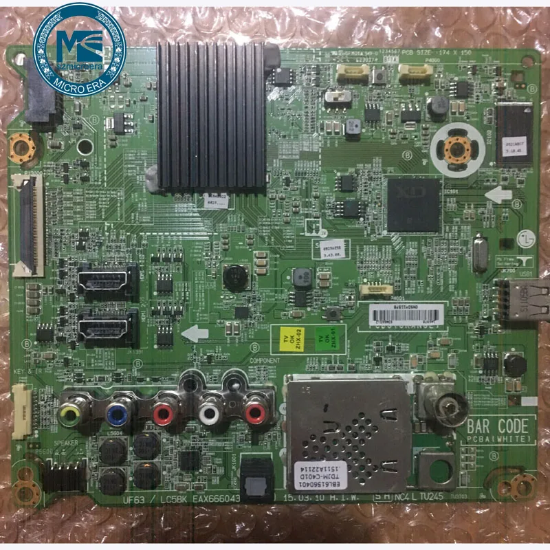 Материнская плата для LG 43UF6300-CA 49UF6300-CA EAX66604301 экрана NC490EGE телевизионная |
