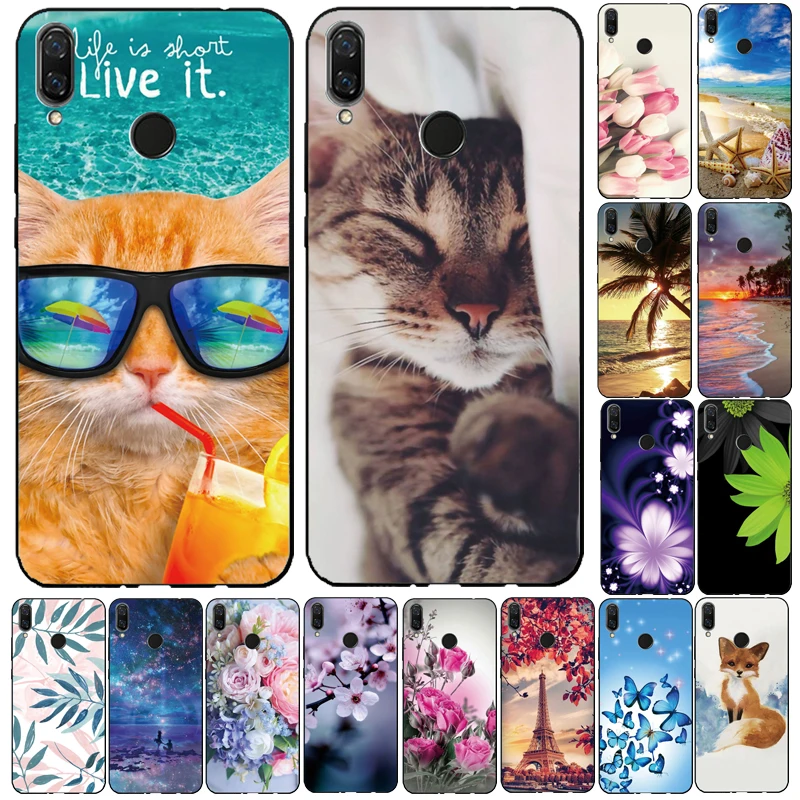 Силиконовый чехол для huawei Nova 3 3E 3i мягкий накладка из ТПУ Nova3E nova3i на заднюю панель