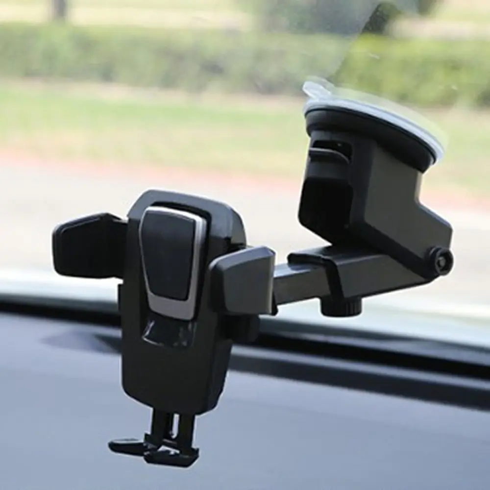 New Sucked Type Vehicle Driving Adjustable Intelligent Accessory Tool 360 Degree Rotation Cellphone Mobile Car Phone Holder