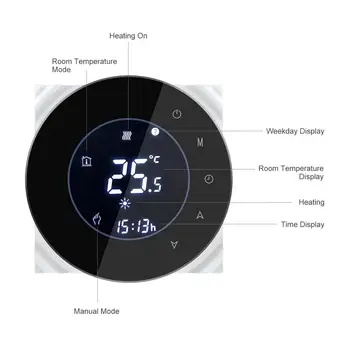 Gas Boiler Thermostat Tuya Remote Control Backlight Weekly Programmable LCD Touch Screen Temperature Controller/Wifi Smart Water