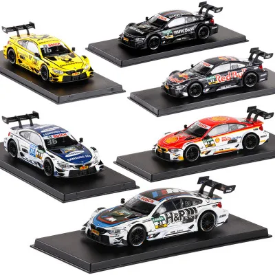 

1/43 Scale M4 DTM Racing Car Kids Gifts Diecast Car Model High Simulation Painting Toy Vehicles Alloy Car Model For Original Box