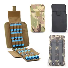 Тактические боеприпасы сумки Molle 25 круглый 12GA 12 калибра гильз пушка для обоймы перезагрузки военные Принадлежности для охоты