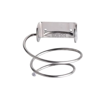 

Spiral Wall Mounted Hair Dryer Storage Organizer Rack Holder Hanger Using in Bathroom Salon Stylist Tool Drier Hair dryer rack