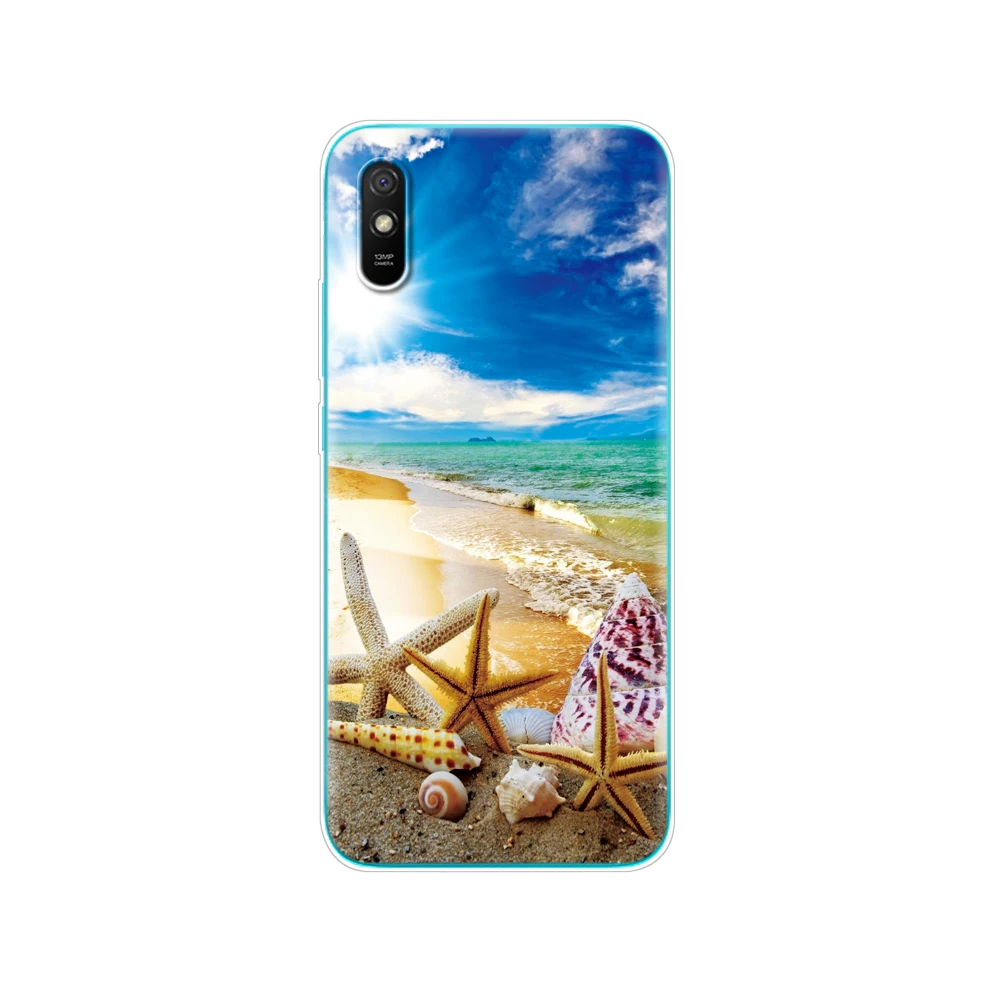 For xiaomi redmi 9A back Case Silicon Back Cover Phone Cases For redmi 9A Soft Case 6.53 inch funds etui bumper coque Cat Flower best phone cases for xiaomi Cases For Xiaomi