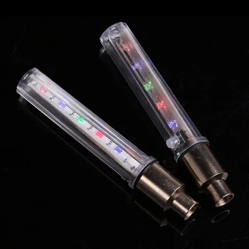 

Onever 5 LED Colorful Lights Bicycle Wheel Bike Tyre Flashlight Tire Valve Light Caps Wheel Spokes LED Light Accessories