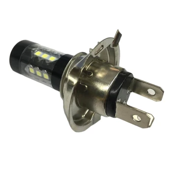 

1 Piece H4 80W 6500K LED Light Super Bright White Tail Turn Brake Head Car Light Lamp Bulb High Quality Drop Shipping