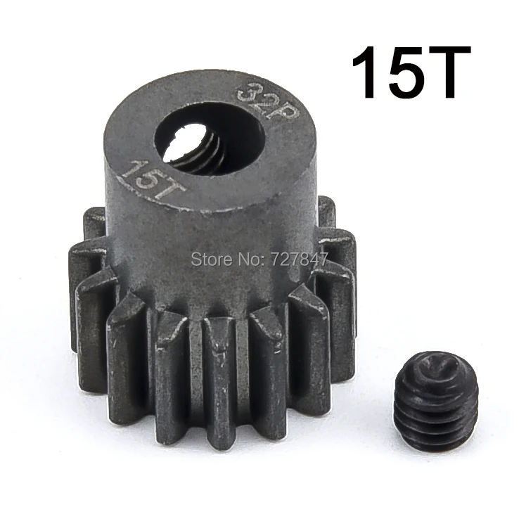 32P Steel Metal Spur Gear 54T / 15T 17T 19T Motor Pinion Gears for Traxxas Slash 4x4 Stampede 4x4 VXL Rustler 4X4 E-Revo T-Maxx - Image 2