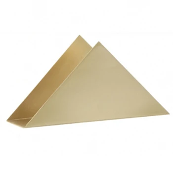 

Promotion! 1Pcs Brass Paper Towel Holder Napkin Rack Napkin Dispenser Triangle Vertical Napkin Holder Home Cafe Hotel Dining Tab