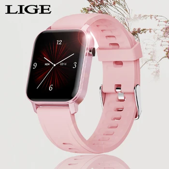 

LIGE 2020 New Smart Watch Women Heart Rate Blood Pressure Monitor fitness tracker Smart Bracelet Sport Watch pedometer Smartband