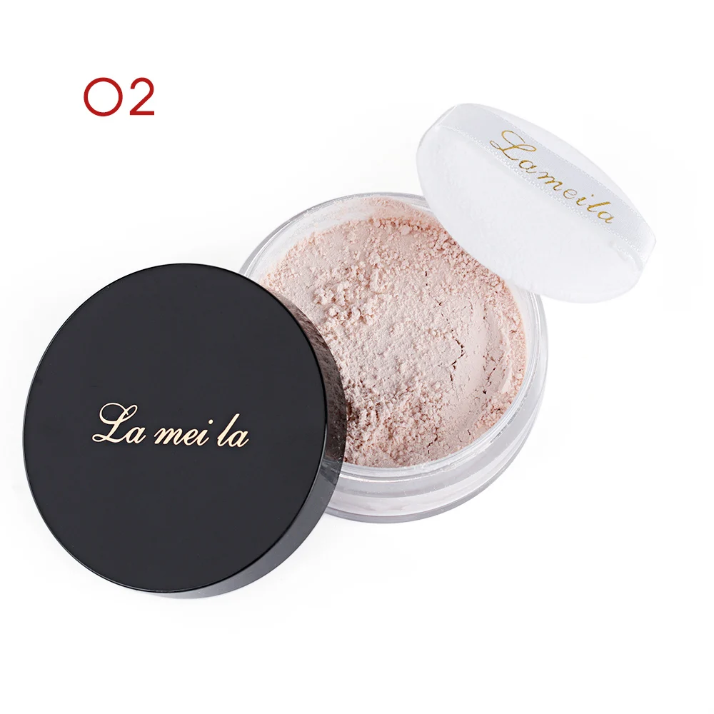 1PC Waterproof Miracle Mattifying Setting Powder Face Color Oil-Control Face Loose Powder Face Beauty Makeup Concealer Tools - Цвет: 2  6g