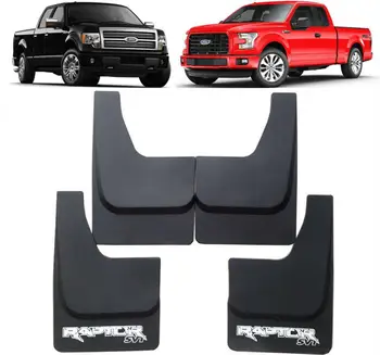 

4pcs Mudflaps for Ford Raptor F150 F-150 F 150 2009~2019 2010 2011 2012 Car Mudguards Splash Guards Mud Flap Car Fender Flares