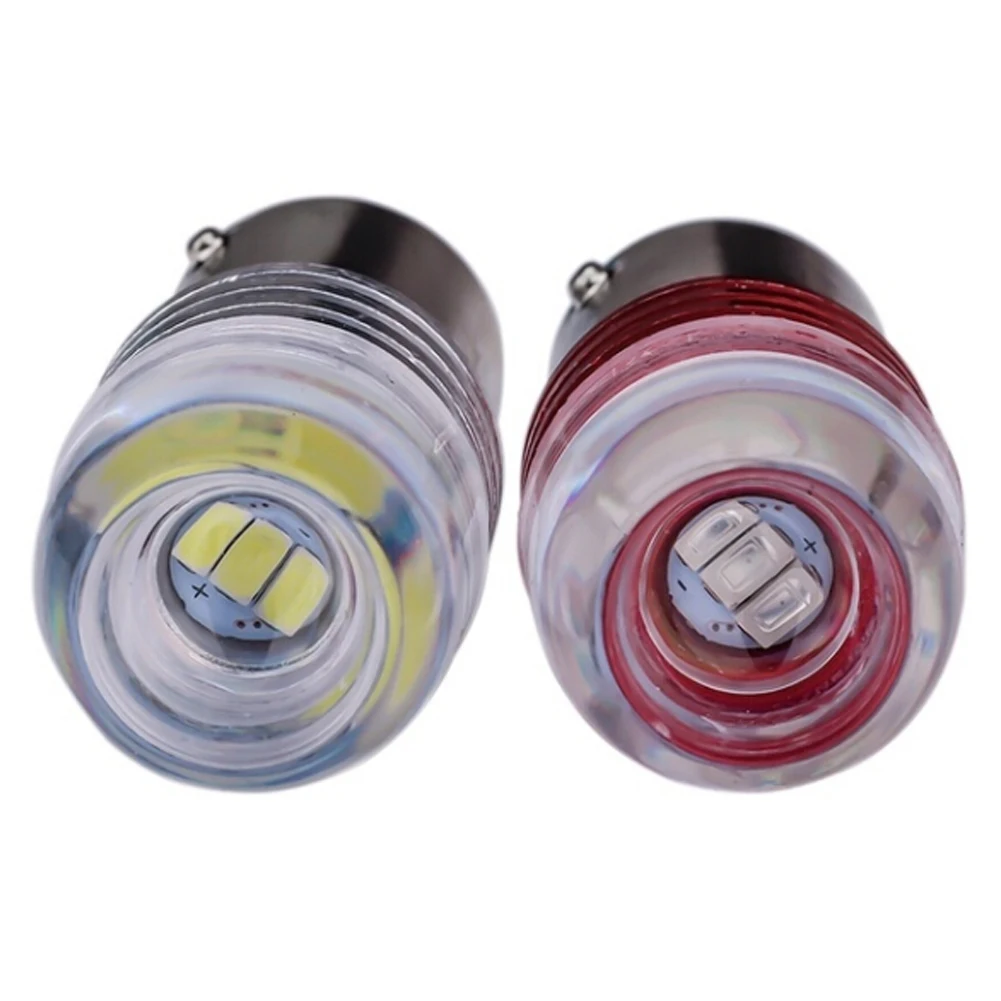 2 шт. 3W COB 1156PY 7507 PY21W BAU15S Автомобильный светодиодный вогнутый объектив тормозной сигнал поворота стояночный светильник Янтарный Автомобильный задний стоп-светильник