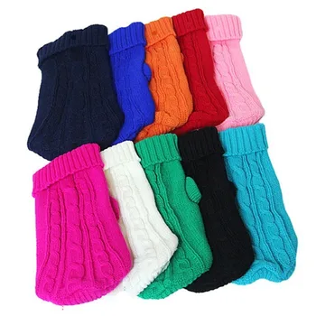 Pet Dog Sweaters Winter Pet Clothes for Small Dogs 2