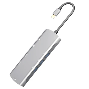 

Type-C Gigabit Port/HDMI Nine-In-One Hub Extension Dock