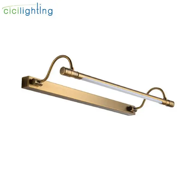 $US $64.99  100V - 240V 6W 48cm LED retro vanity lights minimalist bathroom mirror front lamp modern European p